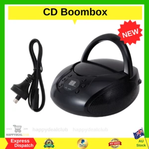 Portable Boombox CD Player AM/FM Stereo Radio Music Display Aux-in AC - Picture 1 of 11