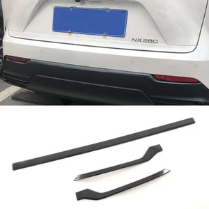 For Lexus NX250 350h 2022-2024 Carbon Fiber Rear Bumper Molding Guard Strip Trim - Picture 1 of 8