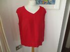 OSKA Iconic thick red linen top size II 14/16/18