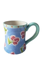 Kate Williams Global Design Coffee Tea Mug Cup Cherries 3D Figural 10 oz - Picture 1 of 10
