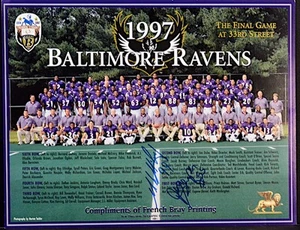 Anuncios de fútbol firmados por Baltimore Ravens Joe Flacco + 23 certificado de autenticidad - Imagen 1 de 1