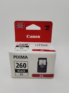 Canon Pixma 260XL Drucker Tintenpatrone Schwarz Original, versiegelt - Bild 1 von 3