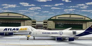 Atlas Air B747-8F N862GT Kuehne+Nagel  HX  B632202C INTERACTIVE 1:400 Scale - Picture 1 of 20