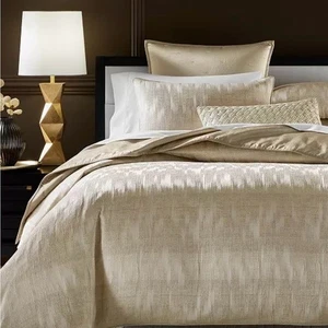 Hotel Collection Gilded Stripe Duvet Cover Set, Full/Queen - Picture 1 of 5