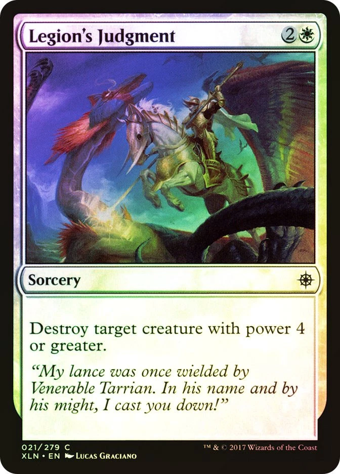 MTG FOIL Legion's Judgment  - Ixalan #021 - Image 1 of 1