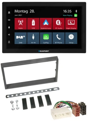 Blaupunkt MP3 Bluetooth DAB 2DIN USB Autoradio für SSangYong Kyron ab 2005 - Bild 1 von 4