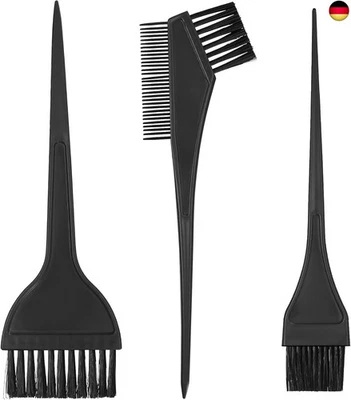 MARKE YIBAIJIA 3 Stück Haarfärbepinsel Set, Farbpinsel Haare, Pinsel zum Haare Färben, Ha
