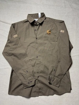 Wear Guard UPS United Parcel Service Hombre Polo Manga Larga Uniforme Talla Mediana Foto 1 de 4