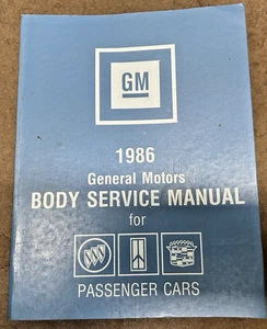 1986 Buick Oldsmobile Cadillac GM Body Service Manual Grand National Riviera - Picture 1 of 7