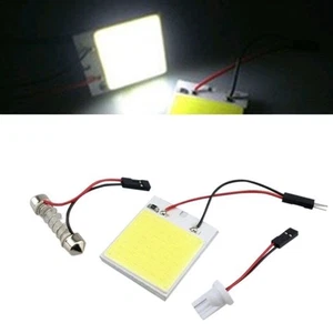 1pc Car 12V 4W LED COB White Interior Lights Bulbs Dome Panel Accessories - Picture 1 of 12