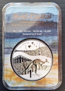 2025 Australia Bush Capital: Canberra  1 oz Silver (.999) $1 UNC coin - Picture 1 of 3