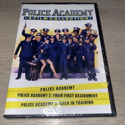 NEW Police Academy 1, 2 & 3 ~ 3 Film Collection DVD Comedy  Classic - Image 1 of 4