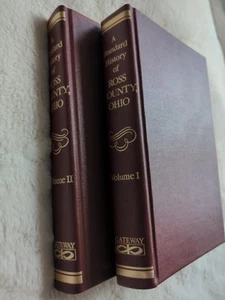 A Standard History Of Ross County Ohio Volumes 1 & 2 HC Reprint Edition 1987 Vtg - Picture 1 of 16
