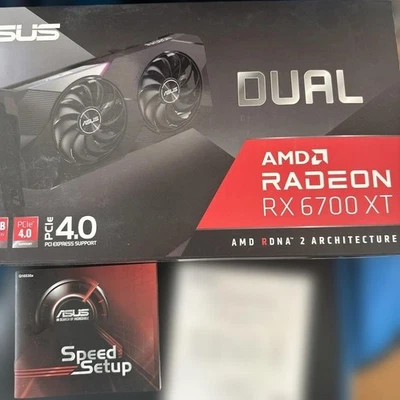 ASUS Dual Radeon RX 6700 XT 12GB GDDR6 AMD RDNA2 PCIe 4.0 Gaming GPU testata - Immagine 1 di 3