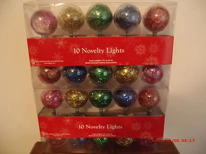 20 COLORFUL BALLS PARTY STRING LIGHTS SET PATIO GARDEN XMAS INDOOR /OUTDOOR NEW - Picture 1 of 1