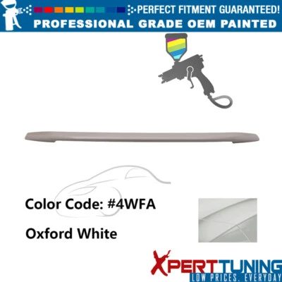 Fits 13-19 Ford Taurus Sedan OE Style #4WFA Oxford White Rear Trunk Spoiler ABS Foto 1 de 4