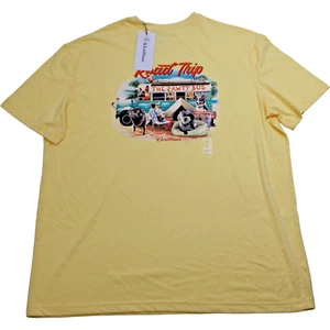 Caribbean Men's Big & Tall Tropical Graphic Tee Pawty Bus Size XLT Retail $40 - Picture 1 of 3