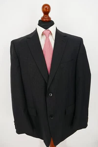 Hugo Boss Sakko Gr.27 100% Schurwolle Anthrazit Grau Black Label Top Zustand - Imagen 1 de 8