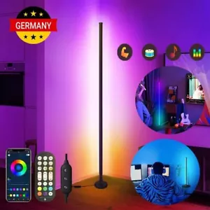 LED Stehleuchte RGB 10W Dimmbar Farbig Stehlampe Lichtsäule Standleuchte Dimmbar - Bild 1 von 19