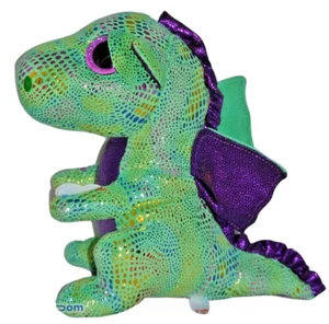 Ty Beanie Boos CINDER the dragon Medium Buddy 9"size Plush Stuffed Dragon - Picture 1 of 5