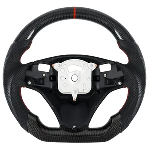 Volante in vera fibra di carbonio per BMW M3 E88 E90 E91 E92 2005-2012 - Foto 1 di 6