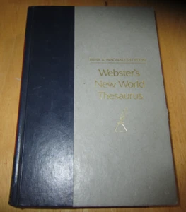 Funk & Wagnalls Edition Webster's New World Thesaurus 1985 Book - Picture 1 of 11