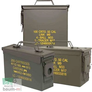 US-Munitionskiste von Mil-Tec neu 3 Größen stabil & robust Dichtung Kiste Box - Bild 1 von 13