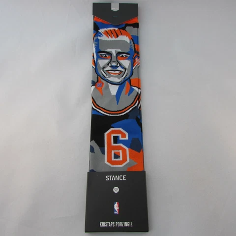 Kristaps Porzingis Stance Socks Basketball Mosaic Medium and Large Available Cover