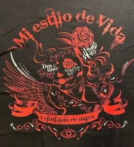 Tetsuya Naito Destino LIJ Mi estilo de vida T-shirt IWGP NJPW Size M RARE - Picture 1 of 5