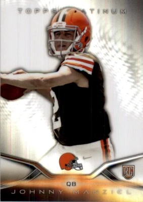 2014 Topps Platinum JOHNNY MANZIEL RC Cleveland Browns #125 - Image 1 of 2