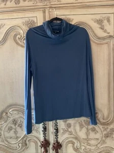 Neu mit Etikett Inner Beauty eingebaute Maske Damenoberteil mit Halsausschnitt Gr. M blau Büste 40 - Bild 1 von 4