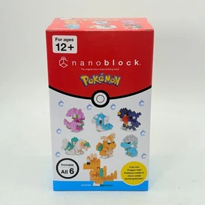 nanoblock Pokémon Type Dragon Set 1 Mininano Series Box of 6 1.57" Sets NEW - Picture 1 of 8