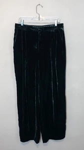 Banana Republic Norte Velvet Pleated Pants in Dark Juniper Green Size 10 - Bild 1 von 5