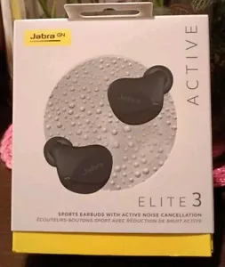 Jabra Elite 3 Auricolari Sport Attivi con Cancellazione Attiva del Rumore (Nero) - Foto 1 di 6