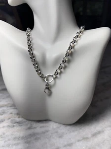 Origami Owl Silver Tone Rolo Chain Necklace Bracelet Adjustable - Picture 1 of 9