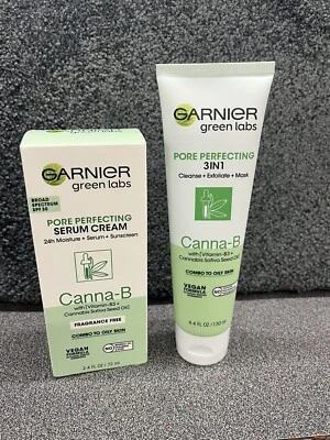 Garnier Green Labs Canna-B Pore Perfecting Serum Cream SPF 30- - Image 1 of 3