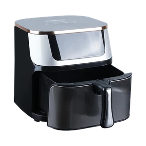 HOMEDAS Max 450F Friggitrice ad Aria con Divisore a Cestello, Capacità 5 Qt - Acciaio Inox, - Foto 1 di 12