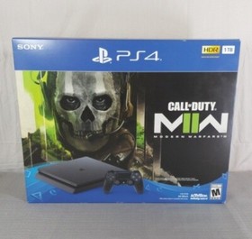 Sony PlayStation 4 1TB Call of Duty Modern Warfare II Console Bundle - Black