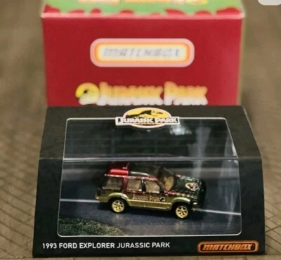Matchbox Jurassic Park Edición Limitada 1993 Safari Tour Ride Ford Explorer  Foto 1 de 4