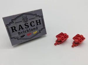 LEGO® 2x Federachse rot (2484c01) - sehr guter Zustand - Foto 1 di 2