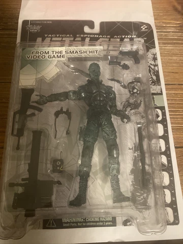 MCFARLANE METAL GEAR SOLID SNAKE ACTION FIGURE CLEAR CAMO VARIANT New Sealed Cover