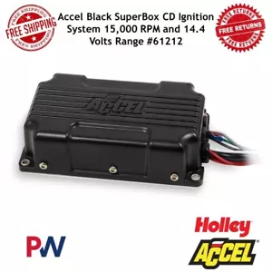 Accel Black SuperBox CD Ignition System 15,000 RPM and 14.4 Volts Range #61212 - Picture 1 of 14