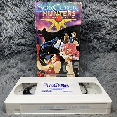 Sorcerer Hunters Vol. 4: Phantoms of Love VHS Tape 1998 English Dubbed Anime - Image 1 of 4