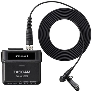 TASCAM DR-10L Pro Digital Audio Recorder With Lavalier Microphone - Picture 1 of 8