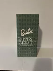 Barbie Empress of Emeralds Resin Egg 2000 Avon Exclusive Music Box NIB - Bild 1 von 5