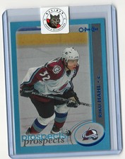 02/03 O-Pee-Chee Premier Blue Line #285 Riku Hahl RC (208/500) [Avalanche]
