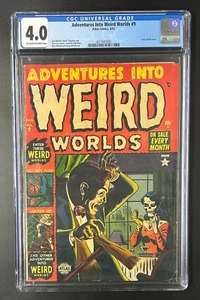 Adventures Into Weird Worlds #9 Atlas Comics 1952 CGC 4,0 - Imagen 1 de 4
