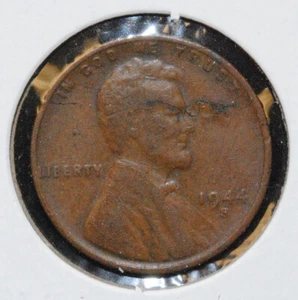 Centavo de trigo Lincoln 1944-S error de laminación OBV (03114) - Imagen 1 de 2