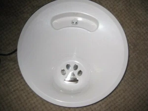 FRESH FLOW PURIFYING PETMATE CAT or DOG WATER FOUNTAIN,Stainless Steel & Filter - Picture 1 of 4