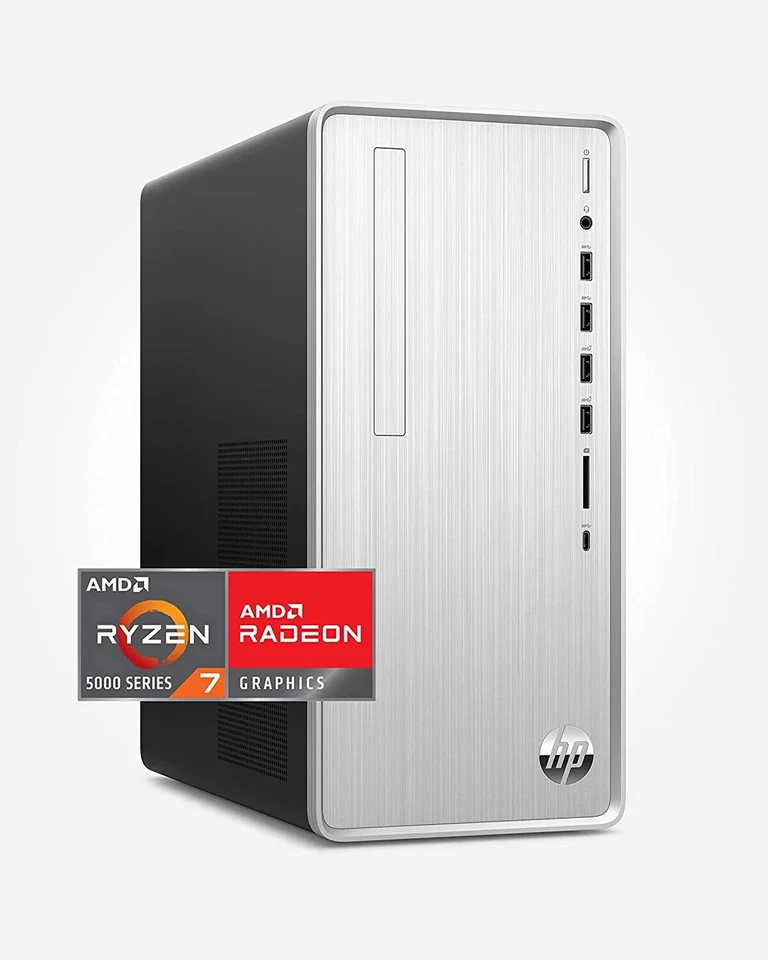 HP Desktop Computer Pavilion TP01-2060 Ryzen 7 5000 Series 5700G (3.80GHz) 16GB - Image 1 of 1